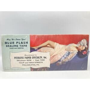 1943 Advertisement Ad Blue Flash Sealing Tape. NOS IN Original Package and Wrap